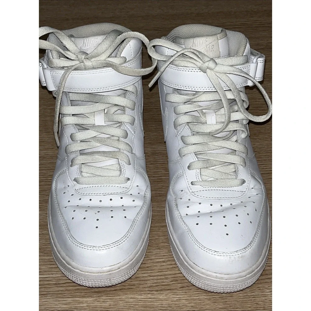 Nike Air Force 1 Mid '07 Men's White Size 11 CW2289-111 Sneaker Shoes High Top